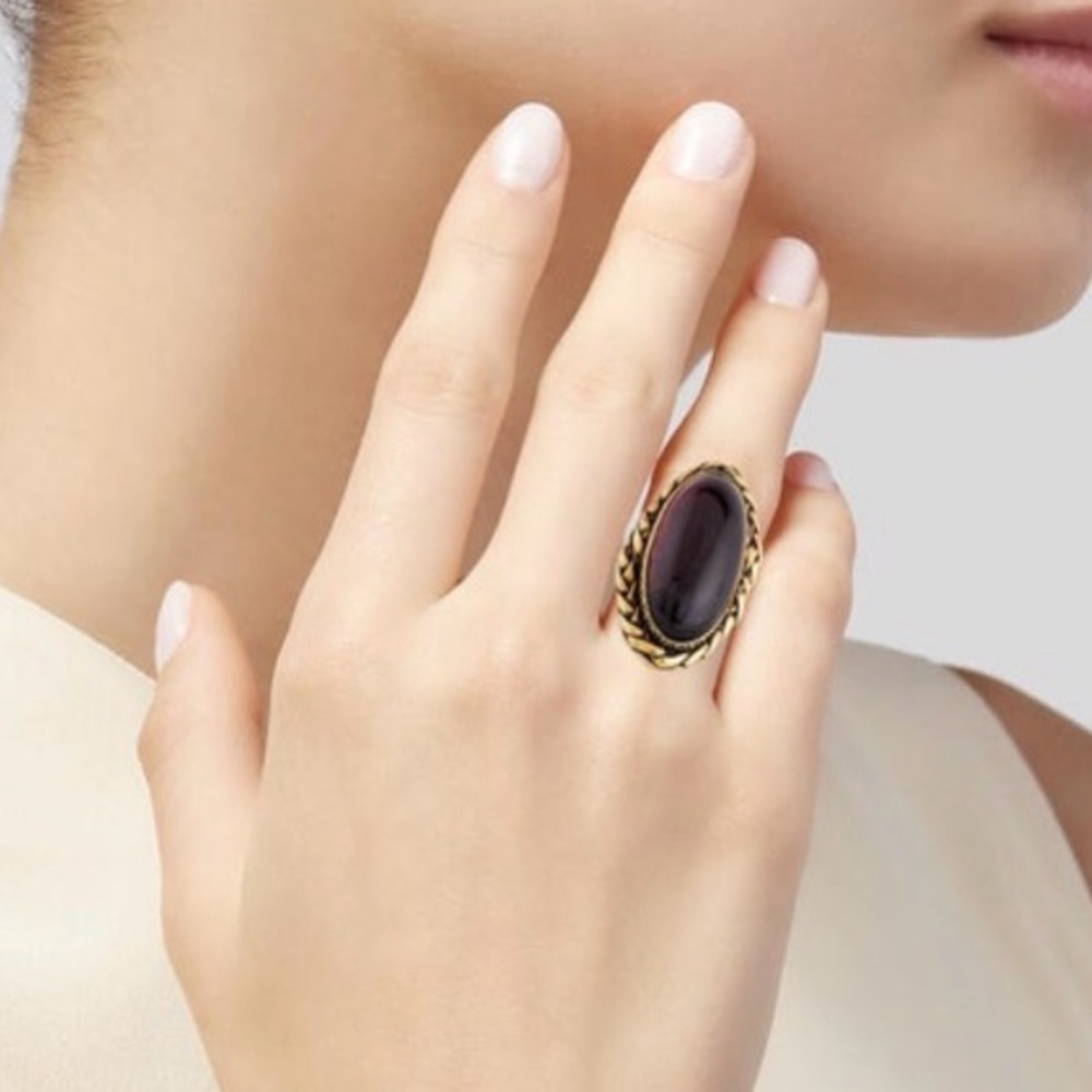 Alexander McQueen large red gemstone ring - Picture 7 of 7